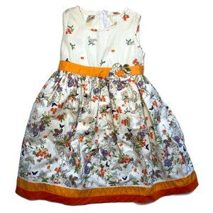 NEW Hova Chiap Ha Summer Garden Sleeveless Party Dress Size 6Y